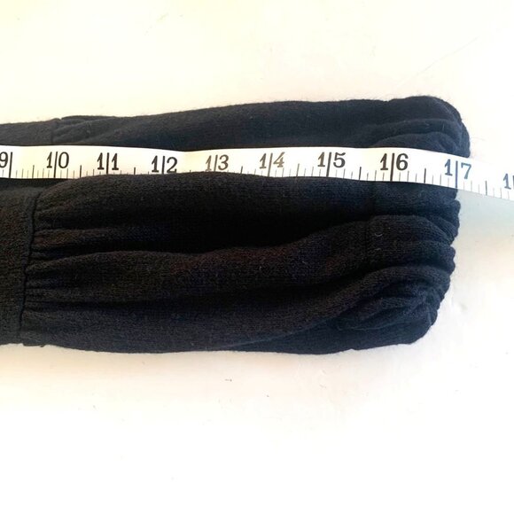 One Girl Who Angora Blend Black Open Cardigan Sweater Women’s Size Small - Picture 9 of 11